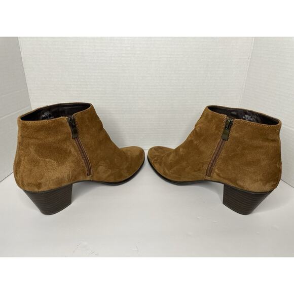 Franco Fortini Women's Brown Suede Boots 122251 Nicolette Size 10 - Picture 4 of 8